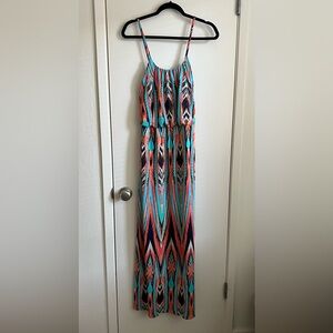 Francesca's Alya Southwestern Print Maxi Dress
Size Small